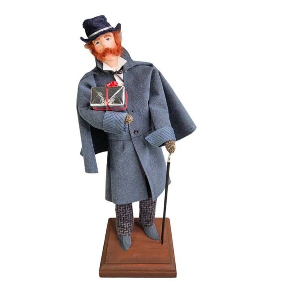Christmas Carolers Mr Beiton The High Towers of Holly Cane Beard Cape Vintage‎